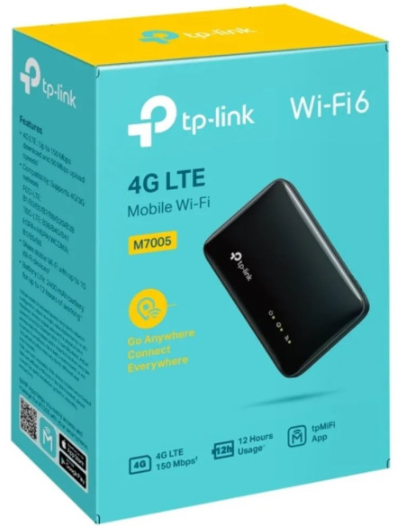 TP-LINK ROUTER DE VIAJE INALÁMBRICO 4G / WIFI 6