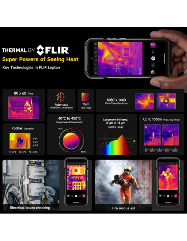 ULEFONE SMARTPHONE RUGERIZADO ARMOR 27T PLUS 12GB/ 256GB/ 6.78"/ NEGRO