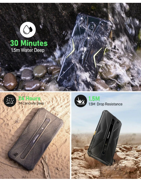 ULEFONE SMARTPHONE RUGERIZADO ARMOR X12 PRO 4GB/ 64GB/ 5.45"/ NEGRO
