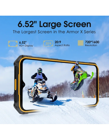 ULEFONE SMARTPHONE RUGERIZADO ARMOR X13 6GB/ 64GB/ 6.52"/ NEGRO