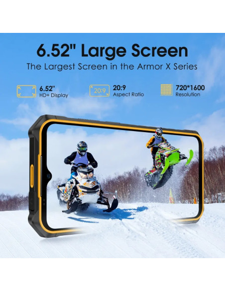 ULEFONE SMARTPHONE RUGERIZADO ARMOR X13 6GB/ 64GB/ 6.52"/ NEGRO