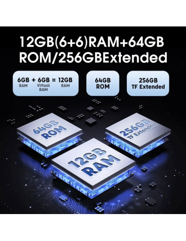 ULEFONE SMARTPHONE RUGERIZADO ARMOR X13 6GB/ 64GB/ 6.52"/ NEGRO