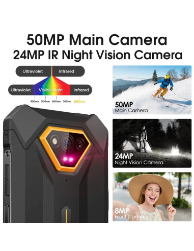 ULEFONE SMARTPHONE RUGERIZADO ARMOR X13 6GB/ 64GB/ 6.52"/ NEGRO