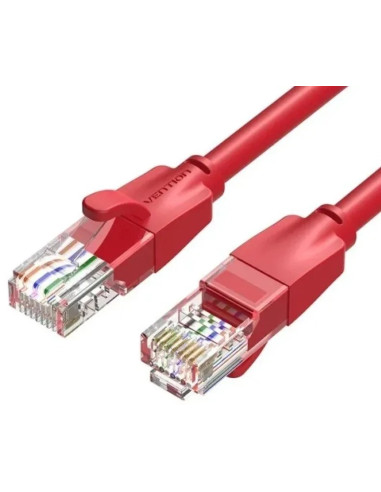 VENTION CABLE RED RJ45 UTP IBERF CAT.6/ 1m/ ROJO