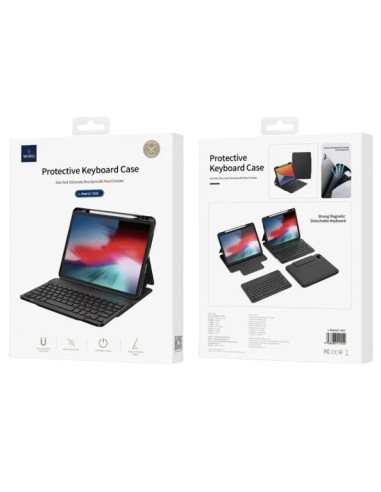 WIWU FUNDA CON TECLADO EXTRAÍBLE  IPAD Air 11(M3)(2025)/Air 11(2024)/Air 10.9(4/5)/Pro 11(4/3/2)