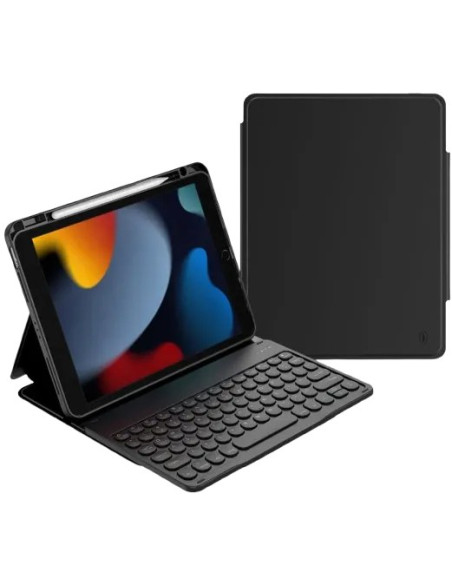 WIWU FUNDA CON TECLADO EXTRAÍBLE IPAD 10.2" GEN. 9/8/7 / 10.5" NEGRO