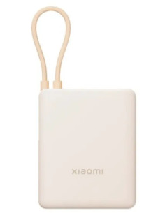 XIAOMI BATERIA AUXILIAR 10000mAh/ 33W/ CABLE INTEGRADO BEIGE