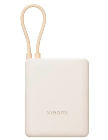 XIAOMI BATERIA AUXILIAR 10000mAh/ 33W/ CABLE INTEGRADO BEIGE