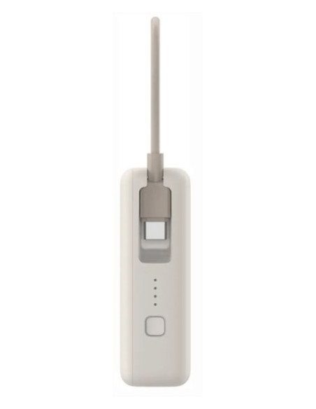 XIAOMI BATERIA AUXILIAR 10000mAh/ 33W/ CABLE INTEGRADO BEIGE