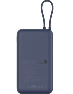 XIAOMI BATERIA AUXILIAR 20000mAh/33W/ CABLE INTEGRADO AZUL 2