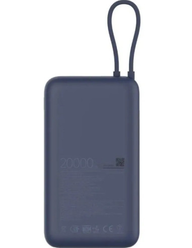 XIAOMI BATERIA AUXILIAR 20000mAh/33W/ CABLE INTEGRADO AZUL