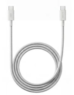 XIAOMI CABLE TRENZADO 3A 60W 1m USBc - USBc BLANCO 2