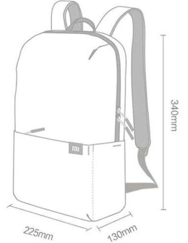 XIAOMI MOCHILA CASUAL DAYPACK NEGRO