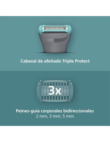 PHILIPS BODYGROOM BG3485/15 WET&DRY 4 ACCESORIOS