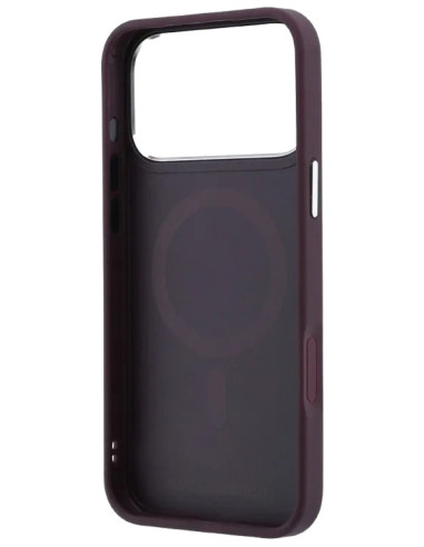 KARL LAGERFELD CARCASA MAGSAFE SOPORTE 360º K&C PIN IPHONE 18 PRO/17 PRO BURDEOS
