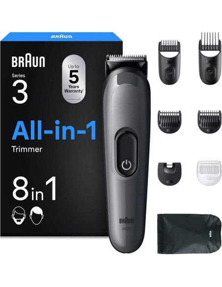 BRAUN MULTIGROOM AIO3540 8 EN 1