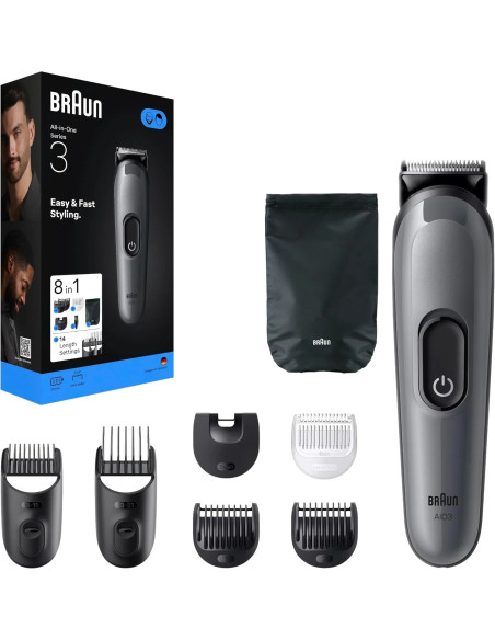 BRAUN MULTIGROOM AIO3540 8 EN 1