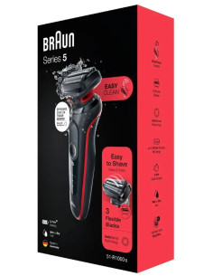 BRAUN AFEITADORA BRN51-R1000S / BATERIA / RESISTENTE AL AGUA 2