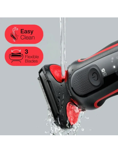 BRAUN AFEITADORA BRN51-R1000S / BATERIA / RESISTENTE AL AGUA