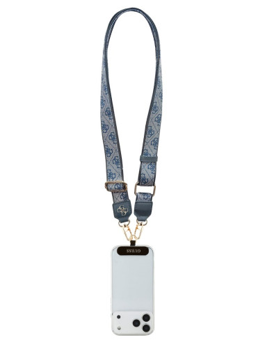 GUESS COLGANTE UNIVERSAL 4G STRASS AZUL