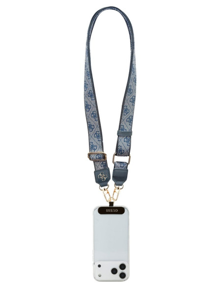 GUESS COLGANTE UNIVERSAL 4G STRASS AZUL