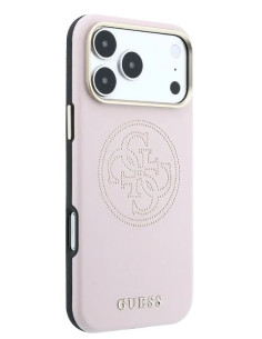 GUESS CARCASA MAGSAFE 4G PERFORATED IPHONE 18 PRO ROSA 2