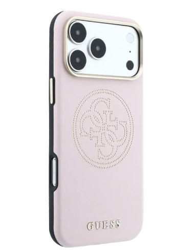 GUESS CARCASA MAGSAFE 4G PERFORATED IPHONE 18 PRO ROSA