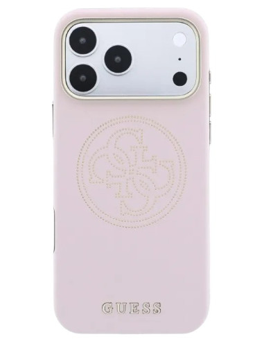 GUESS CARCASA MAGSAFE 4G PERFORATED IPHONE 18 PRO ROSA