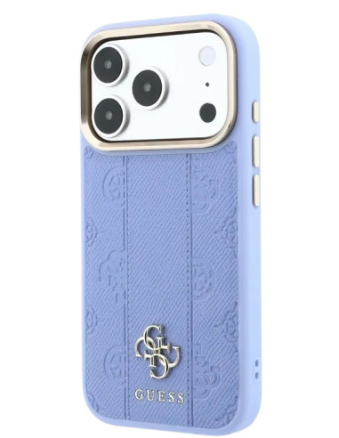 GUESS CARCASA MAGSAFE 4G PEONY STRIPE IPHONE 18 PRO MAX/17 PRO MAX AZUL GLACIAL
