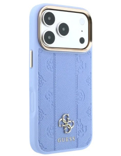 GUESS CARCASA MAGSAFE 4G PEONY STRIPE IPHONE 18 PRO MAX/17 PRO MAX AZUL GLACIAL 2