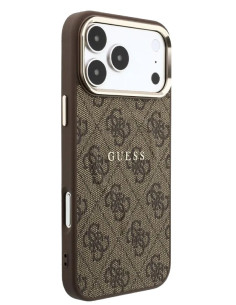 GUESS CARCASA MAGSAFE RING IPHONE 18 PRO MAX/17 PRO MAX MARRON 2