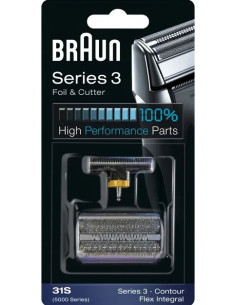 BRAUN RECAMBIO AFEITADORAS SERIES 3  KOMBIPACK31S