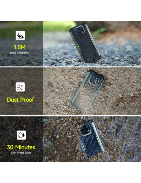 ULEFONE SMARTPHONE RUGERIZADO ARMOR 22 8GB/ 128GB/ 6.58"/ NEGRO