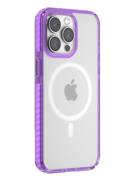 DEVIA Carcasa shockproof GUARDIAN MAGSAFE IPhone 15 PLUS LILA