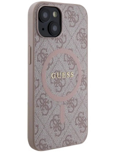 GUESS CARCASA 4G COLORED RING IPHONE 14 ROSA 2