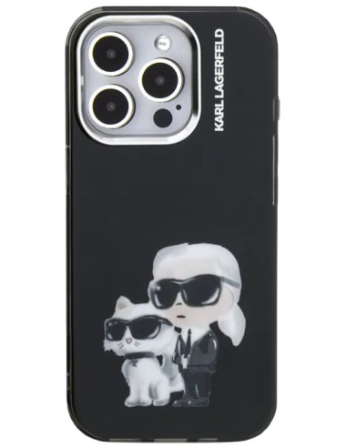 KARL LAGERFELD CARCASA AQUARELLE K&C IPHONE 15 PRO MAX NEGRO