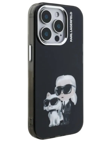 KARL LAGERFELD CARCASA AQUARELLE K&C IPHONE 16 PRO NEGRO