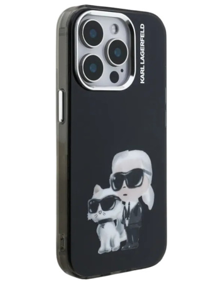 KARL LAGERFELD CARCASA AQUARELLE K&C IPHONE 16 PRO NEGRO