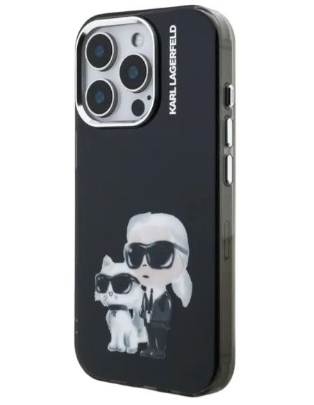 KARL LAGERFELD CARCASA AQUARELLE K&C IPHONE 16 PRO MAX NEGRO