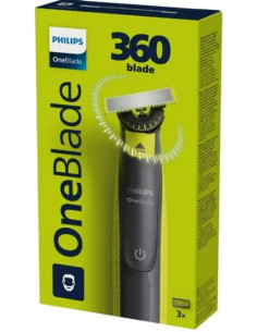 PHILIPS CORTABARBA ONEBLADE 360° QP2724/23 CON 3 ACCESORIOS 2
