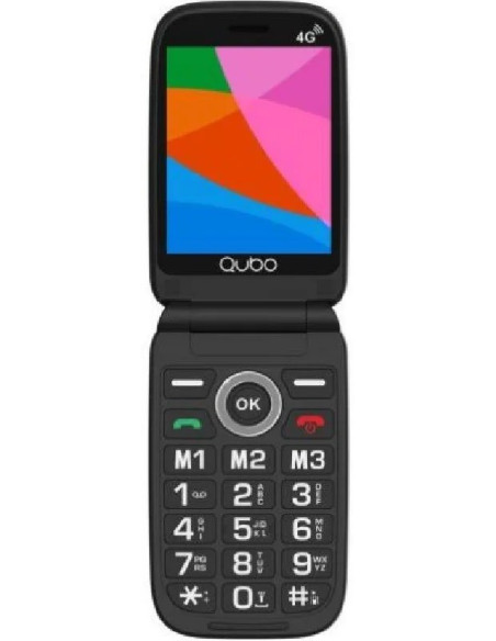 QUBO TELEFONO MOVIL X-D340 4G NEGRO