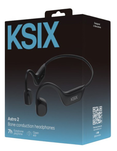 KSIX AURICULARES ASTRO 2 CONDUCCION OSEA NEGRO