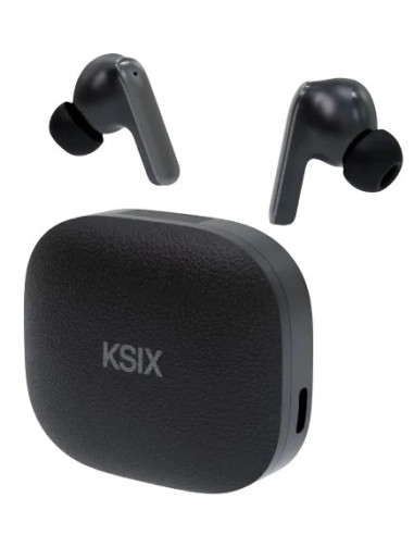 KSIX AURICULARES INALAMBRICOS TRADUCCIÓN IA ANC+ENC NEGRO