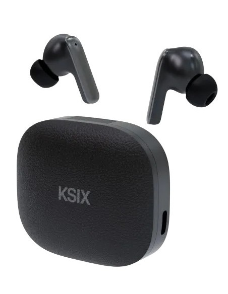KSIX AURICULARES INALAMBRICOS TRADUCCIÓN IA ANC+ENC NEGRO