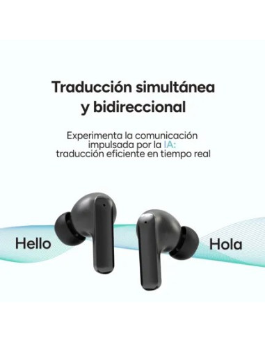 KSIX AURICULARES INALAMBRICOS TRADUCCIÓN IA ANC+ENC NEGRO