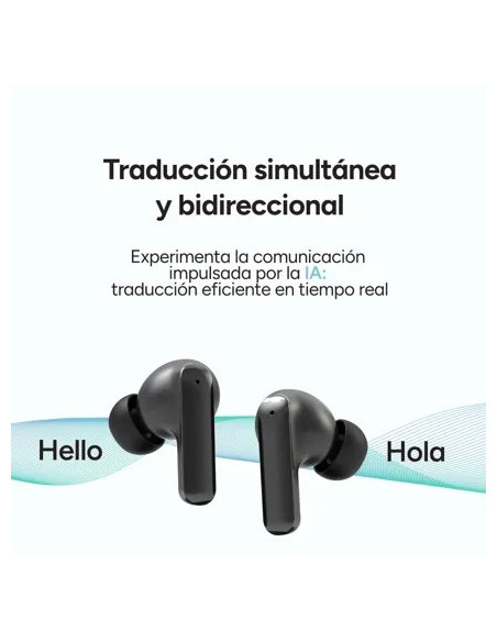 KSIX AURICULARES INALAMBRICOS TRADUCCIÓN IA ANC+ENC NEGRO