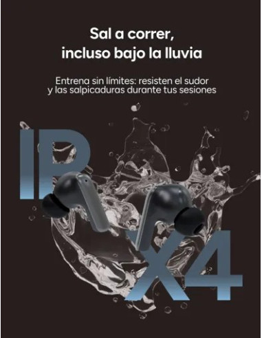 KSIX AURICULARES INALAMBRICOS TRADUCCIÓN IA ANC+ENC NEGRO