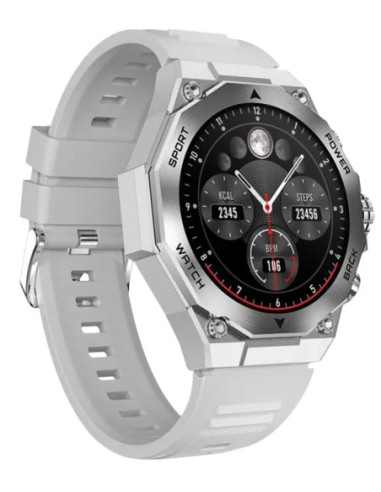 KSIX SMARTWATCH TITANIUM PLATEADO