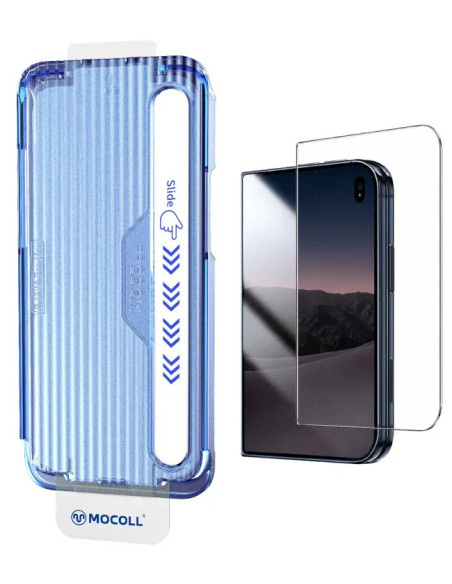 MOCOLL CRISTAL TEMPLADO PANTALLA FRONTAL CON APLICADOR IPHONE DUO