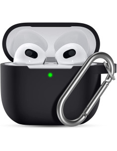 DEVIA FUNDA SILICONA AIRPODS 3GEN. NEGRO